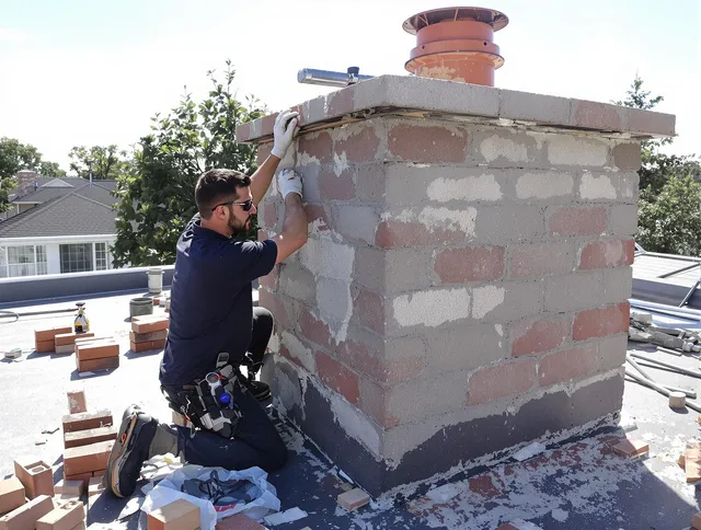 Advanced chimney repair process by Wilmington Chimney Sweep in Wilmington, MA