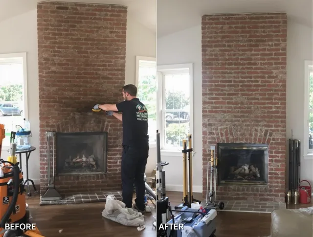 Finished chimney sweeping service by Wilmington Chimney Sweep in Wilmington, MA