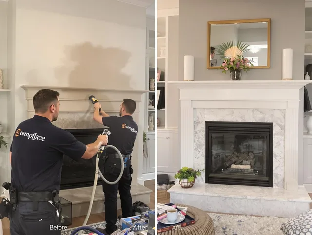 Professional soot removal by Wilmington Chimney Sweep team in Wilmington, MA